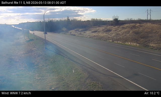 Web Cam image of Bathurst (NB Highway 11)