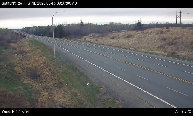 Web Cam image of Bathurst (NB Highway 11)