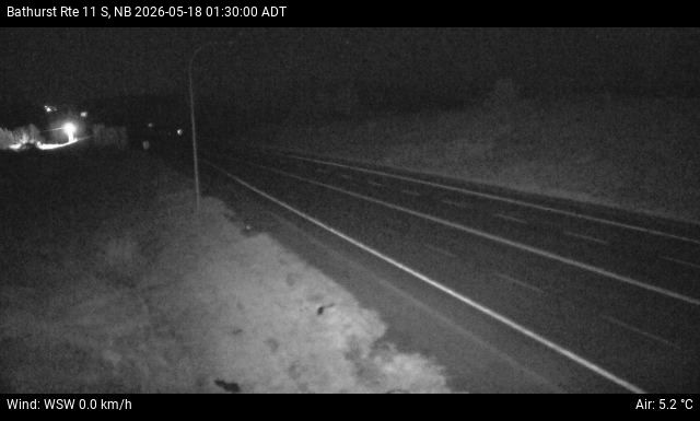 Web Cam image of Bathurst (NB Highway 11)