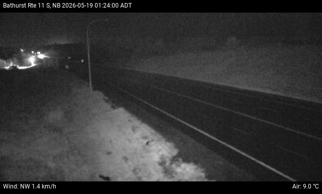 Web Cam image of Bathurst (NB Highway 11)