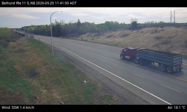 Web Cam image of Bathurst (NB Highway 11)