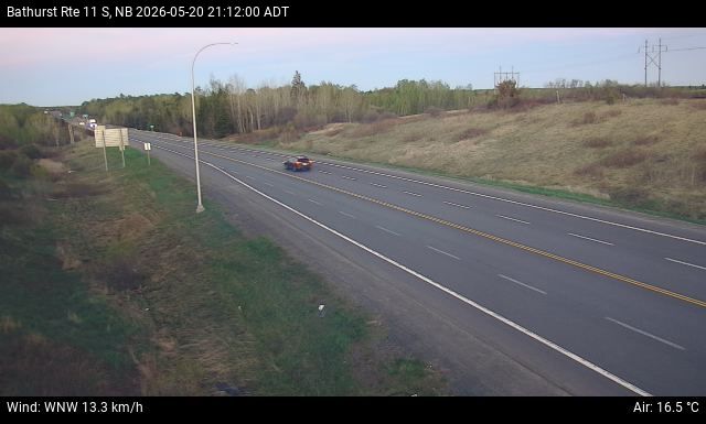 Web Cam image of Bathurst (NB Highway 11)