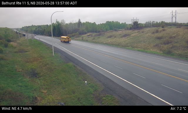 Web Cam image of Bathurst (NB Highway 11)
