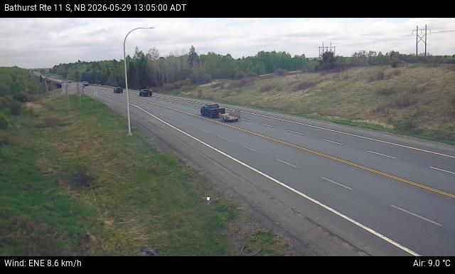 Web Cam image of Bathurst (NB Highway 11)