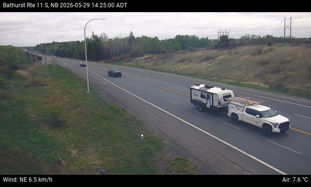 Web Cam image of Bathurst (NB Highway 11)