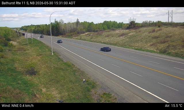 Web Cam image of Bathurst (NB Highway 11)