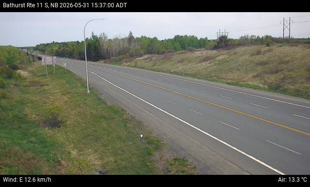Web Cam image of Bathurst (NB Highway 11)