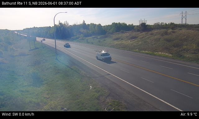 Web Cam image of Bathurst (NB Highway 11)