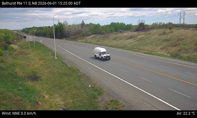Web Cam image of Bathurst (NB Highway 11)