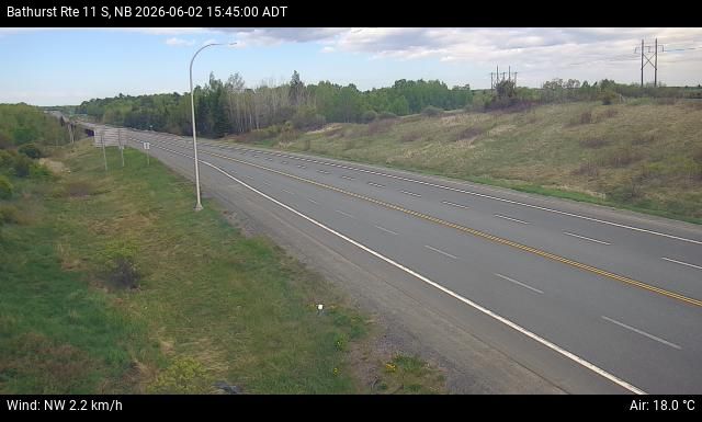 Web Cam image of Bathurst (NB Highway 11)