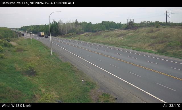 Web Cam image of Bathurst (NB Highway 11)
