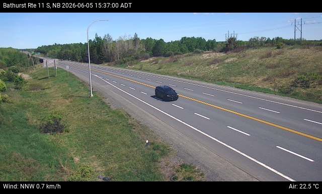 Web Cam image of Bathurst (NB Highway 11)