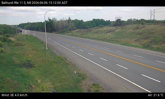 Web Cam image of Bathurst (NB Highway 11)
