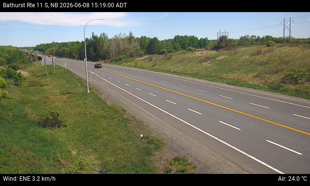 Web Cam image of Bathurst (NB Highway 11)