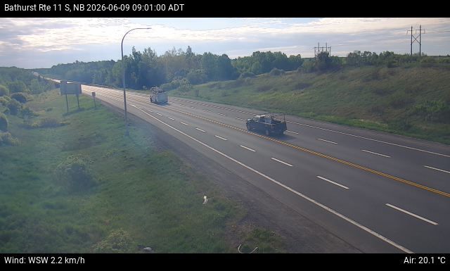Web Cam image of Bathurst (NB Highway 11)
