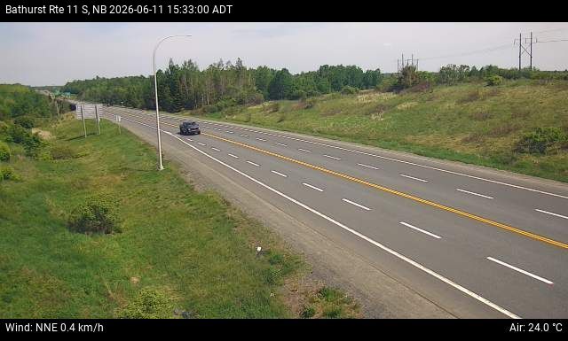 Web Cam image of Bathurst (NB Highway 11)