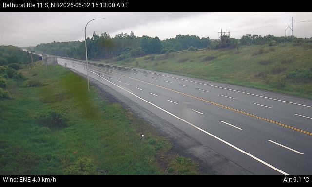 Web Cam image of Bathurst (NB Highway 11)