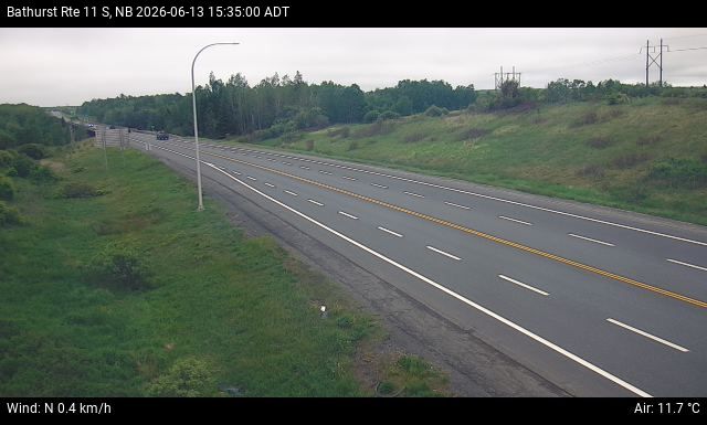 Web Cam image of Bathurst (NB Highway 11)