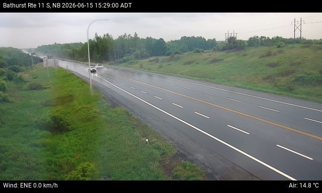 Web Cam image of Bathurst (NB Highway 11)
