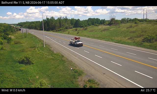 Web Cam image of Bathurst (NB Highway 11)