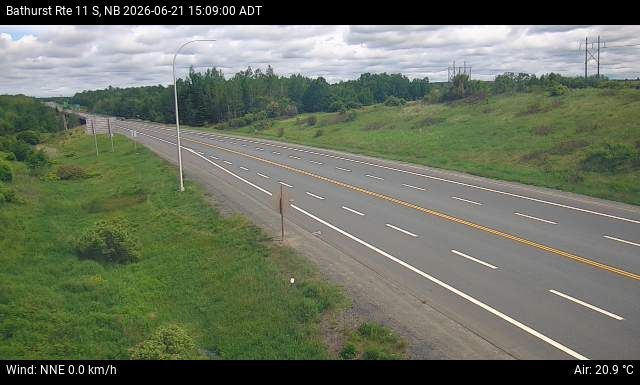 Web Cam image of Bathurst (NB Highway 11)
