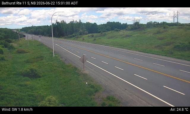 Web Cam image of Bathurst (NB Highway 11)
