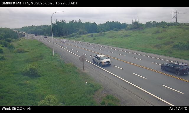 Web Cam image of Bathurst (NB Highway 11)