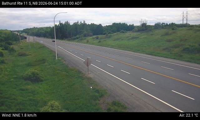Web Cam image of Bathurst (NB Highway 11)