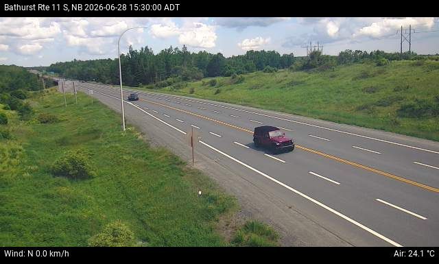 Web Cam image of Bathurst (NB Highway 11)