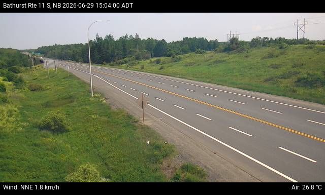 Web Cam image of Bathurst (NB Highway 11)