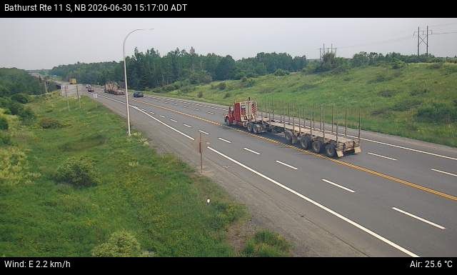 Web Cam image of Bathurst (NB Highway 11)