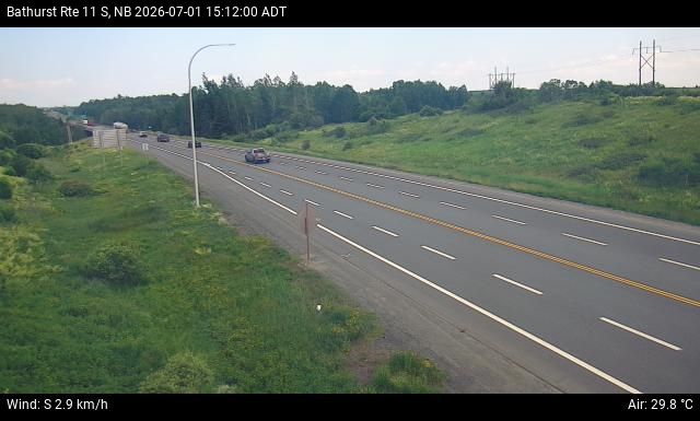 Web Cam image of Bathurst (NB Highway 11)