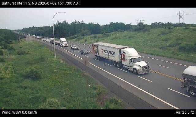 Web Cam image of Bathurst (NB Highway 11)