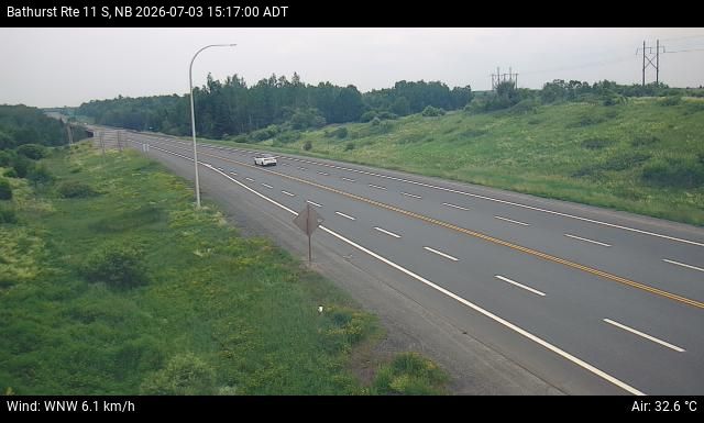 Web Cam image of Bathurst (NB Highway 11)