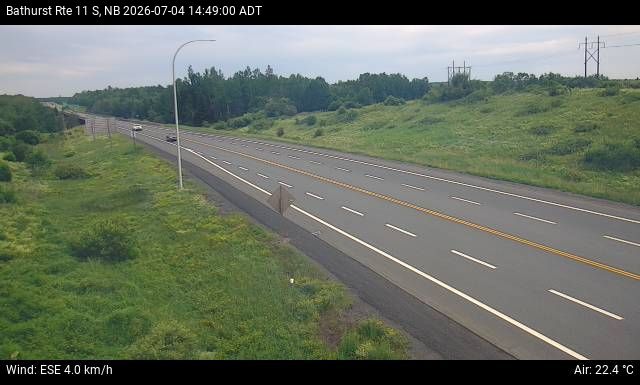 Web Cam image of Bathurst (NB Highway 11)
