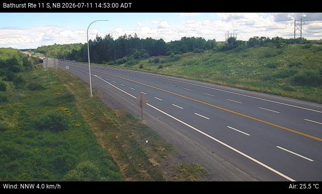 Web Cam image of Bathurst (NB Highway 11)