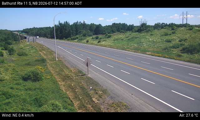 Web Cam image of Bathurst (NB Highway 11)