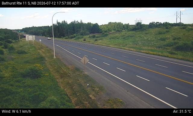 Web Cam image of Bathurst (NB Highway 11)