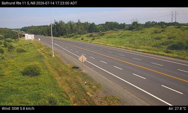 Web Cam image of Bathurst (NB Highway 11)