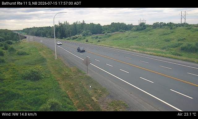Web Cam image of Bathurst (NB Highway 11)