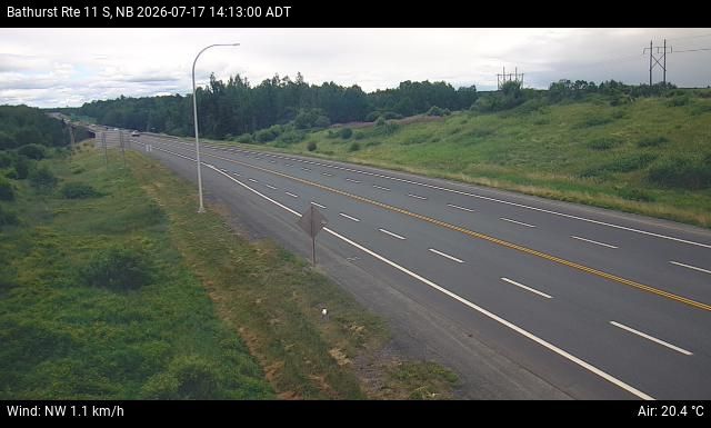 Web Cam image of Bathurst (NB Highway 11)