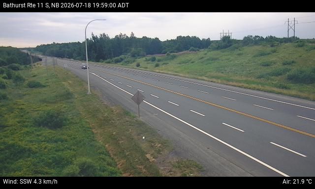 Web Cam image of Bathurst (NB Highway 11)