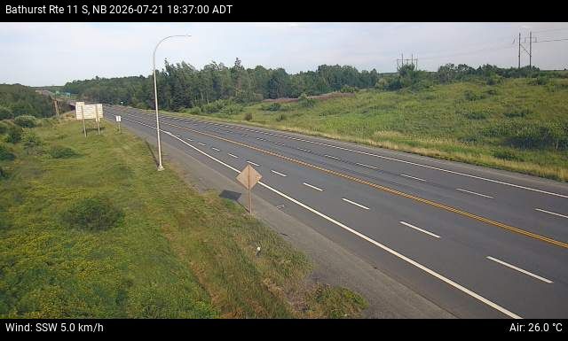 Web Cam image of Bathurst (NB Highway 11)