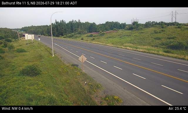 Web Cam image of Bathurst (NB Highway 11)