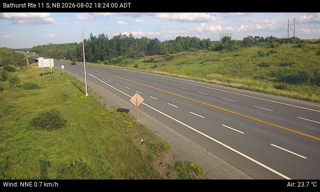 Web Cam image of Bathurst (NB Highway 11)