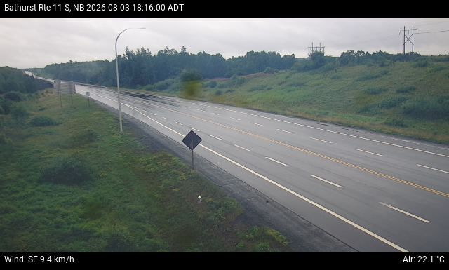 Web Cam image of Bathurst (NB Highway 11)