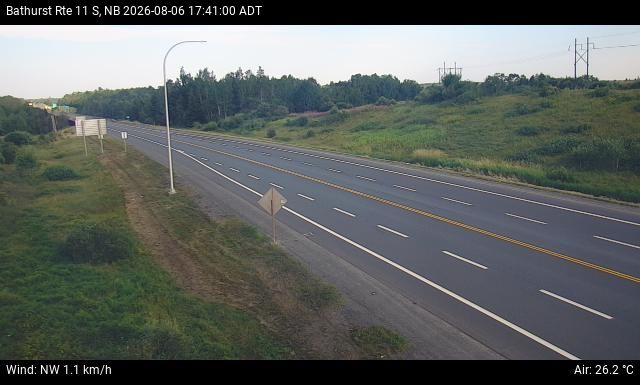 Web Cam image of Bathurst (NB Highway 11)