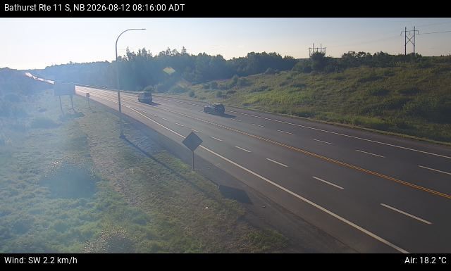 Web Cam image of Bathurst (NB Highway 11)