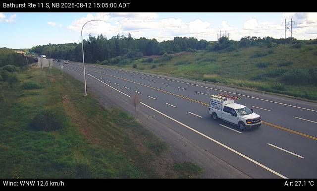 Web Cam image of Bathurst (NB Highway 11)
