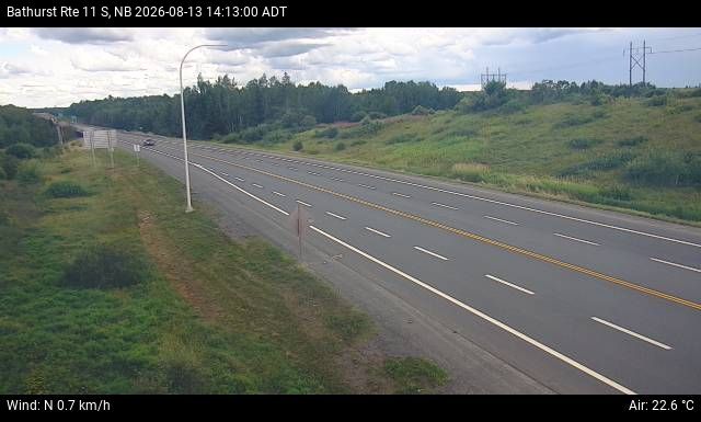 Web Cam image of Bathurst (NB Highway 11)